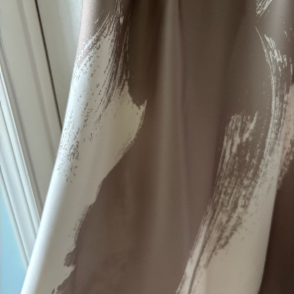 Donna Karan Elegant Beige and Cream Maxi Dress - Picture 5 of 5